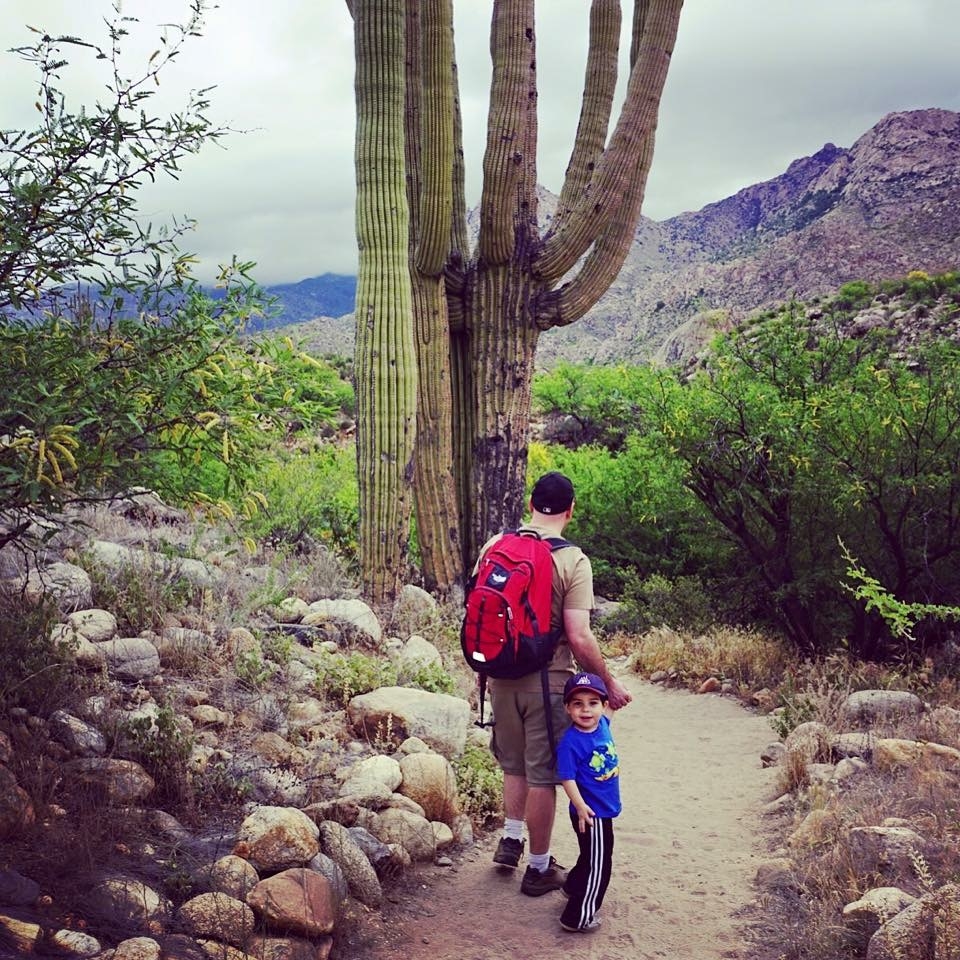 If you're looking for an easy hike for children in Tucson, then the Canyon Loop Trail at Catalina State Park should be on your list.