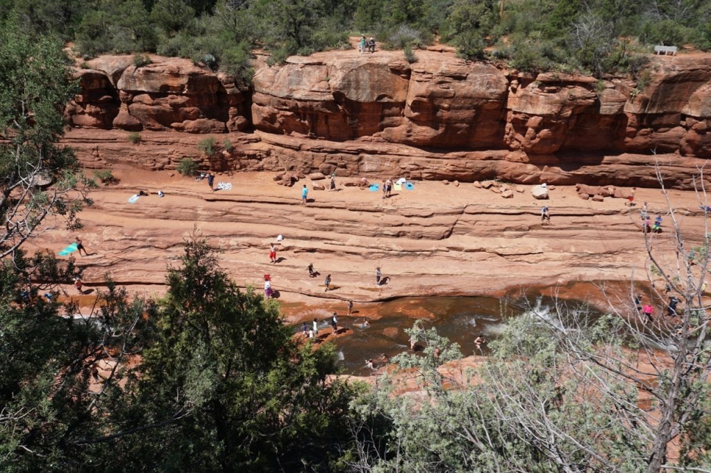 Vacationing with an injured child means modifying your itinerary. Slide Rock was crossed off our list since my son couldn't get his cast wet.