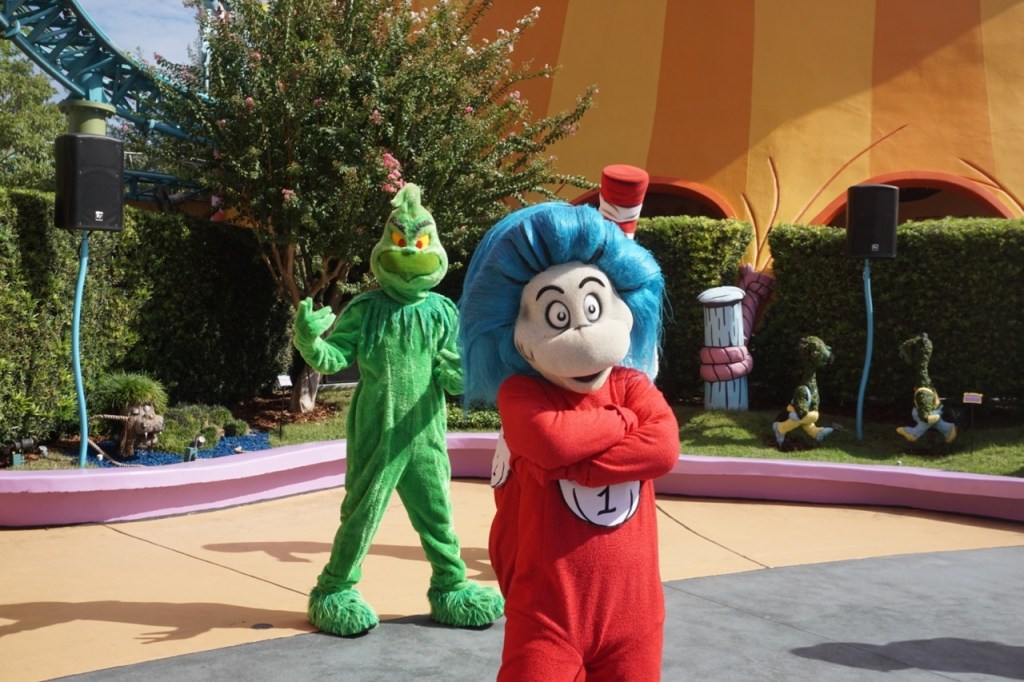 There are also performances in Seuss Landing!