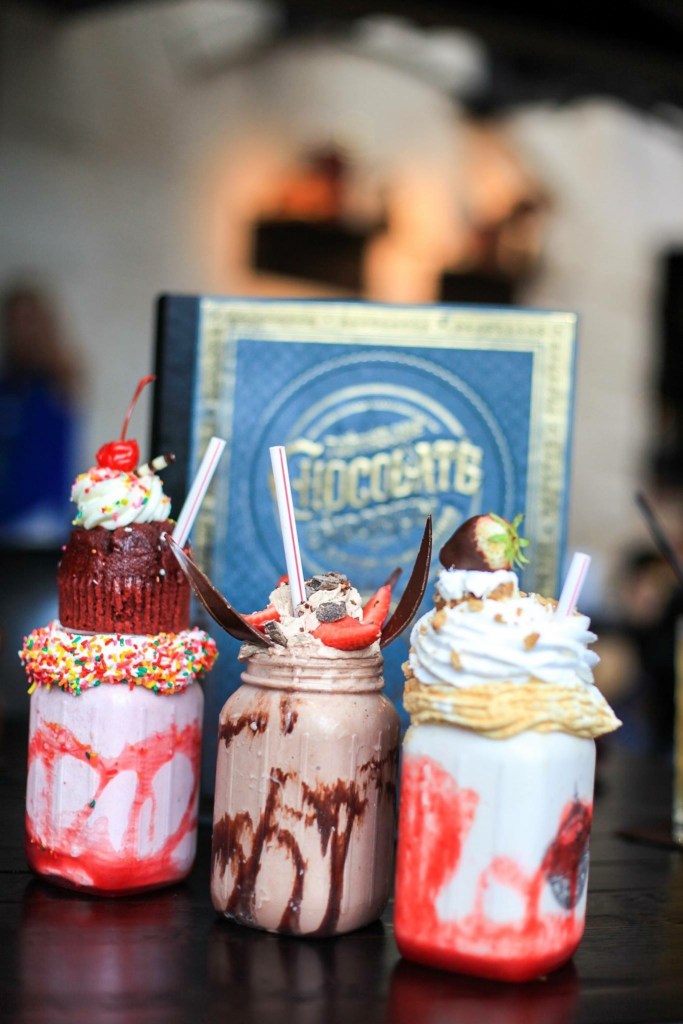 Milkshakes at the Toothsome Emporium and Savory Feast. Photo by Melinda Johnson at Melinda Jae Photography, https://melindajae.com