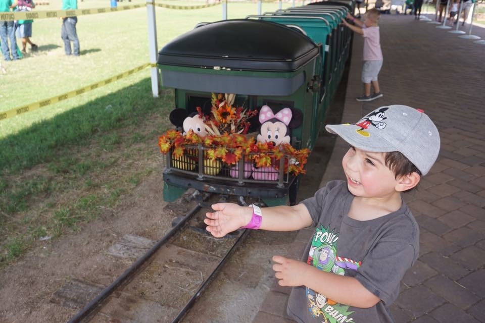 The train is one of the reasons why the Marana Pumpkin Patch is kid friendly.