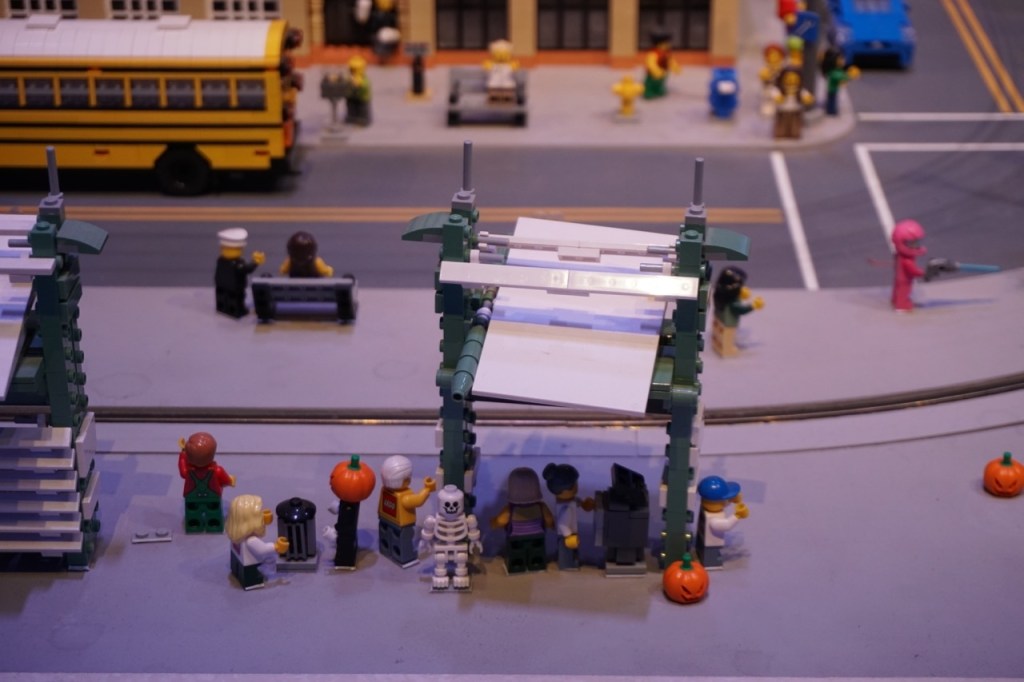 You can see special Halloween minifigures in MINILAND during Brick or Treat.