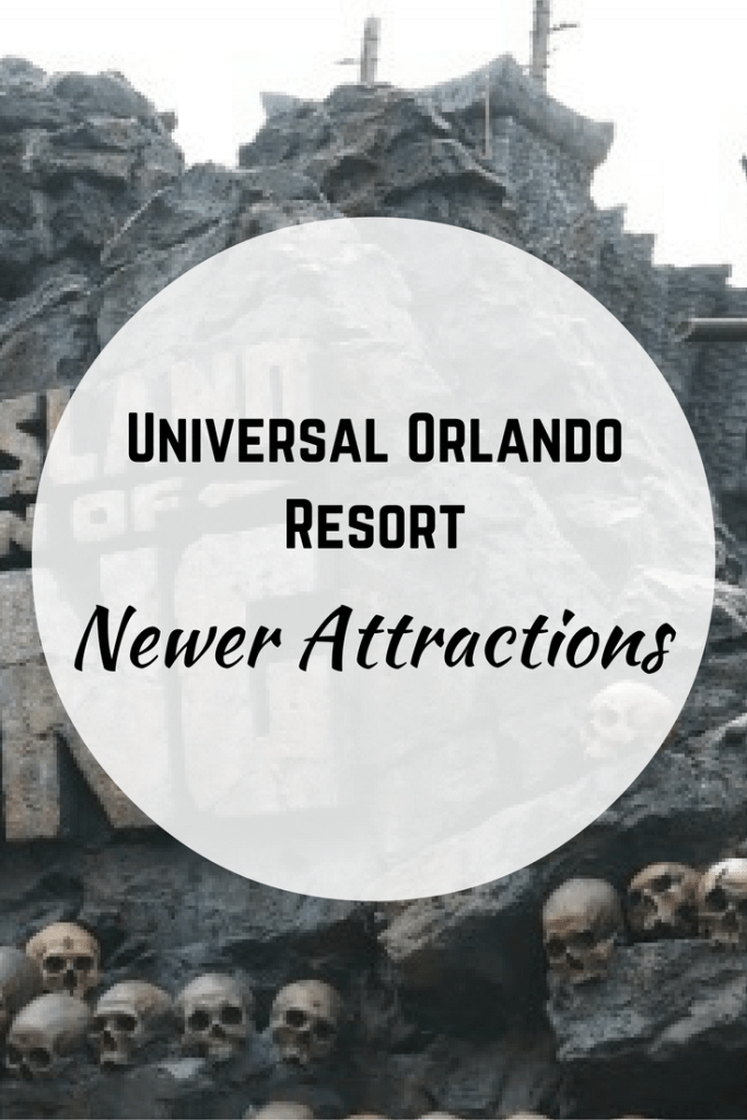 Newer Attractions at Universal Orlando Resort.