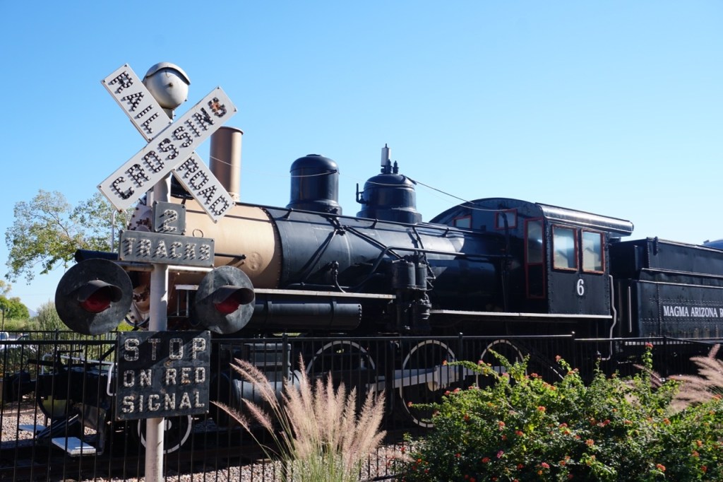 When you drive up to McCormick Stillman Railroad Park, you'll know you are in the right place when you see the train near the entrance!