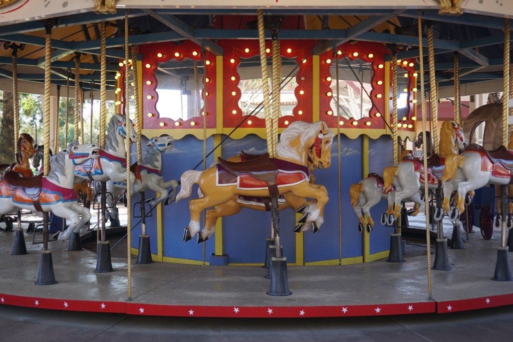 The Mccormick-Stillman Railroad Park is more than a train park. There's also a carousel on site.