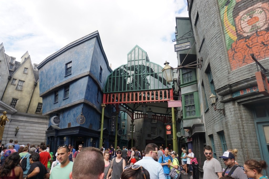 One of the benefits of the Universal Studios Orlando VIP tour is that you don't get stuck in the crowd.