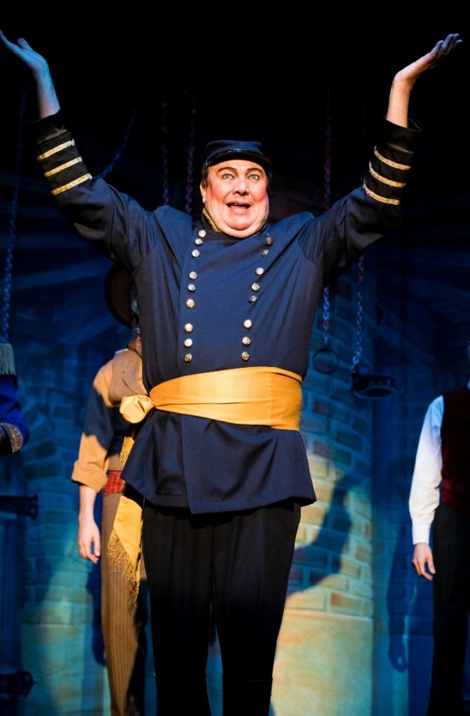 David Orley plays Lt. Gonzales. As he says it "he IS on Broadway. Broadway and Kolb." Photo provided by The Gaslight Theatre.