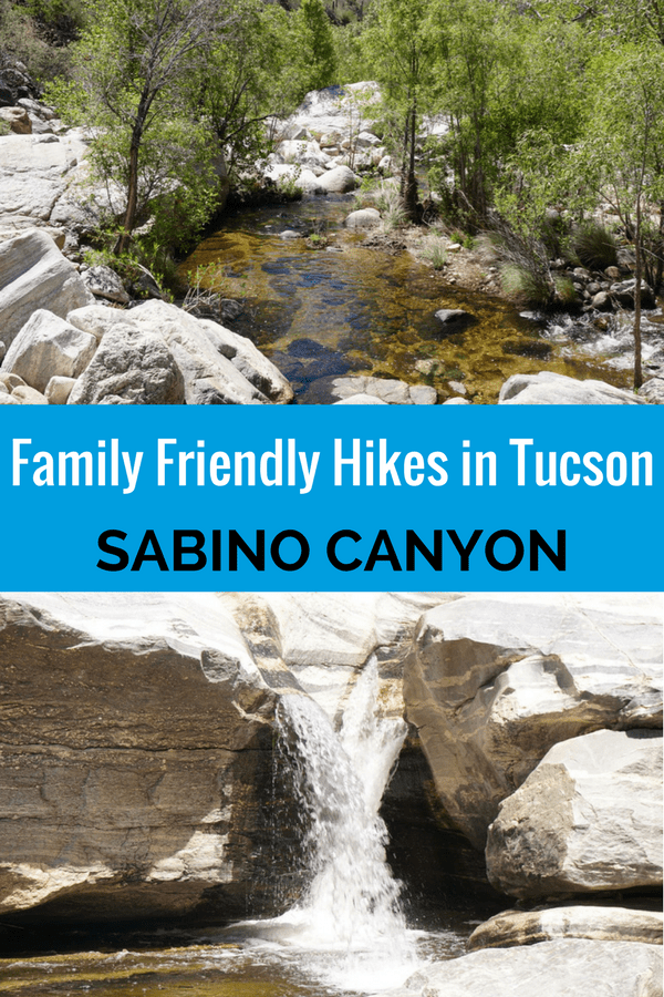 Family Friendly Hikes in Tucson: Spend a Day at Sabino Canyon.