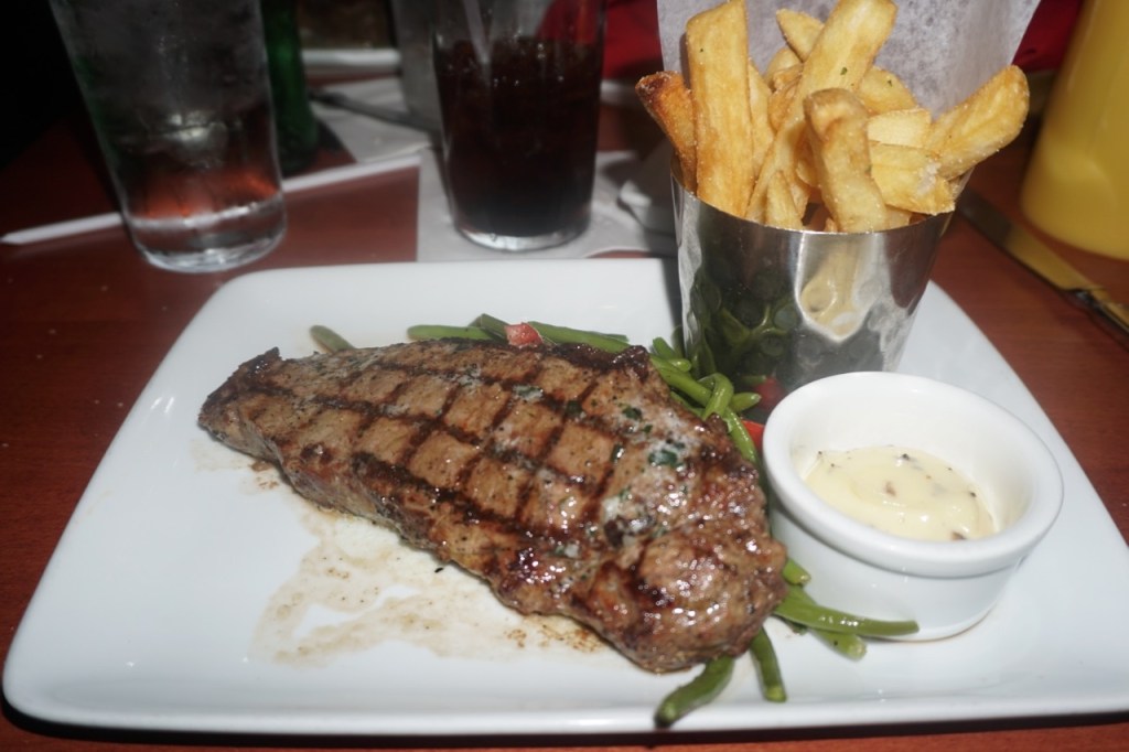 The delicious food is another reason to eat dinner at Be Our Guest.