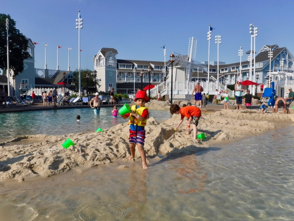 Kid friendly pool areas are also one of the reasons to stay on property at Disney World. My son loves Stormalong Bay at Disney's Beach Club Resort.