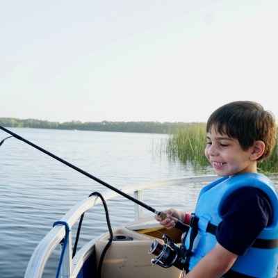 Fishing at Walt Disney World with Preschoolers
