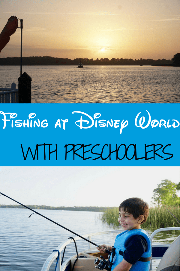 Fishing at Disney World with Preschoolers