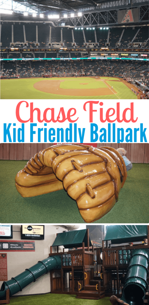 If you're looking for a kid friendly ballpark, Chase Field should be high on your list. It's very affordable for families, beginning with free membership to the Kids Club and separate play areas for different age ranges.