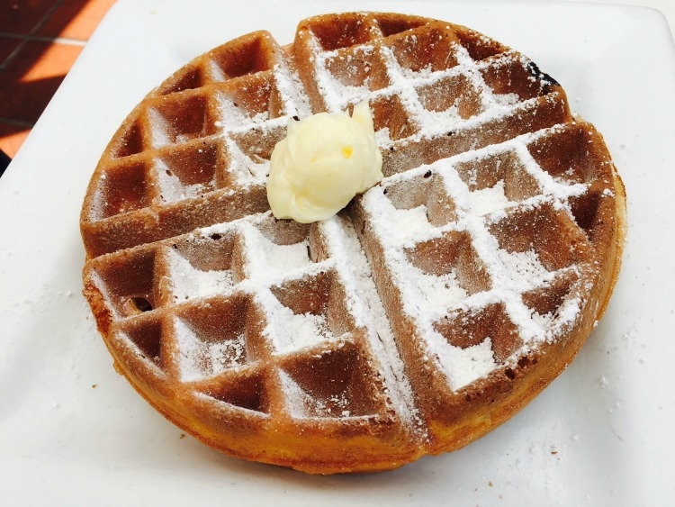 Waffles are one of the reasons why Crown Bistro is on my list of places to eat on Coronado Island!