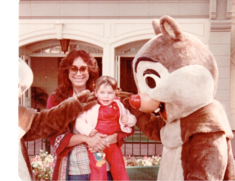 My love for Disneyland, and large sunglasses, began at a young age thanks to my mom.