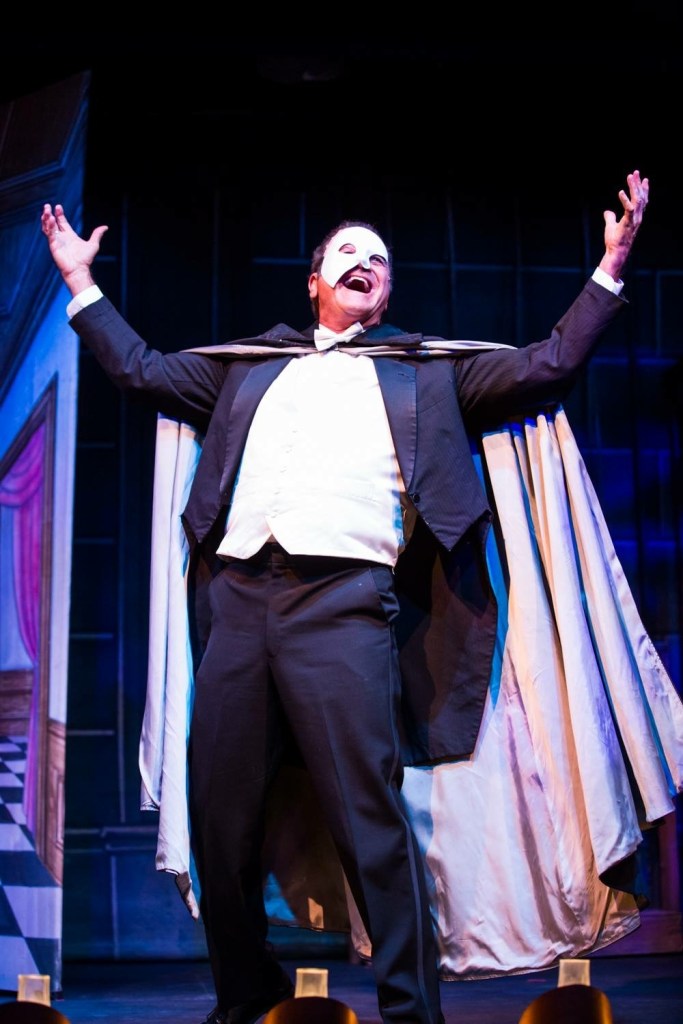 Armen Dirtadian plays a wickedly funny Phantom of the Opera. Photo provided by The Gaslight Theatre.
