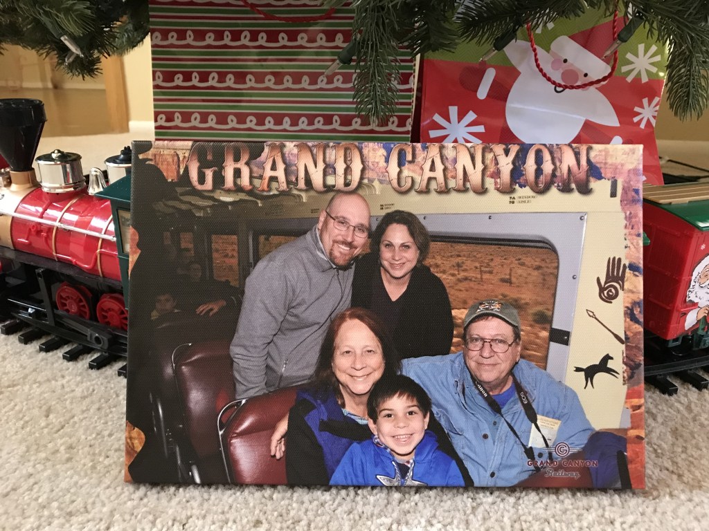 Canvases are another way to preserve family vacations.