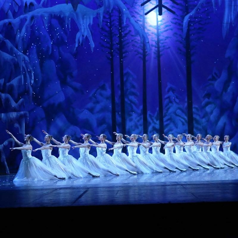 One of my favorite parts of the Nutcracker is the Land of Snow. Photo provided by Ballet Tucson.