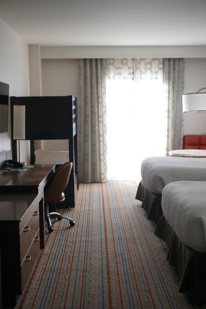 The Courtyard Anaheim Theme Park Entrances is one of the best hotels near Disneyland because the rooms are extremely spacious, especially for families. My son loves the bunk beds!
