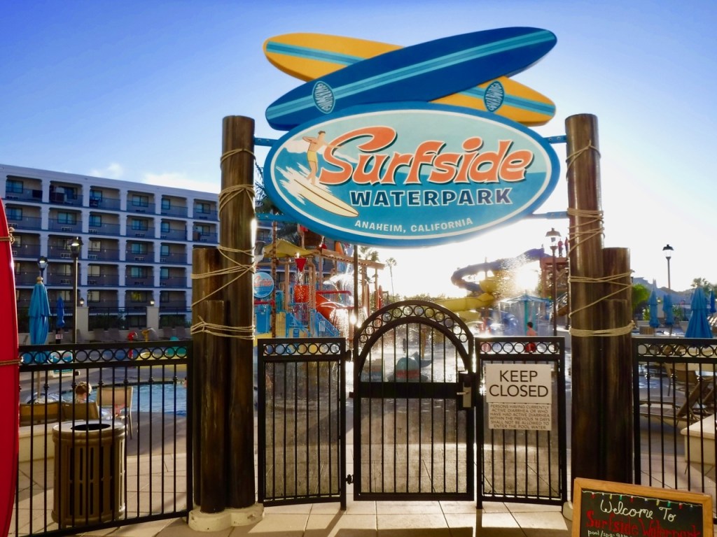 The Courtyard Anaheim Theme Park Entrance has a mini waterpark called Surfside.