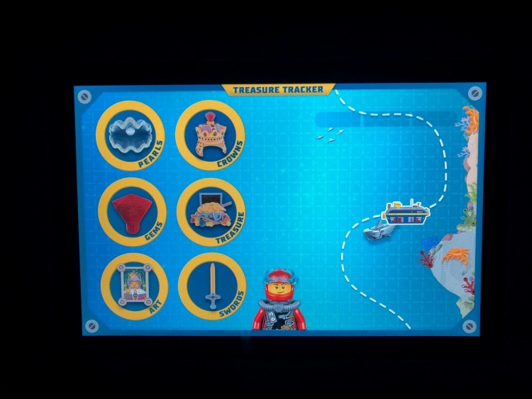 The LEGO City Deep Sea Adventure Submarine Ride allows for a more interactive experience. Photo by Monica Patterson.