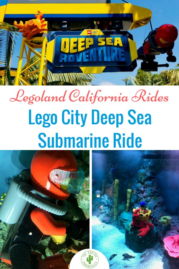 Planning a family vacation to San Diego, California? One of the newer LEGOLAND California rides to debut is the LEGO City Deep Sea Adventure Submarine Ride. It's a great addition to the California theme park geared for younger kids. Photos by Monica Patterson. #sponsored #LEGOLANDCalifornia #LEGOLANDCA #FamilyTravel #TravelWithKids #ThemePark #VisitCalifornia