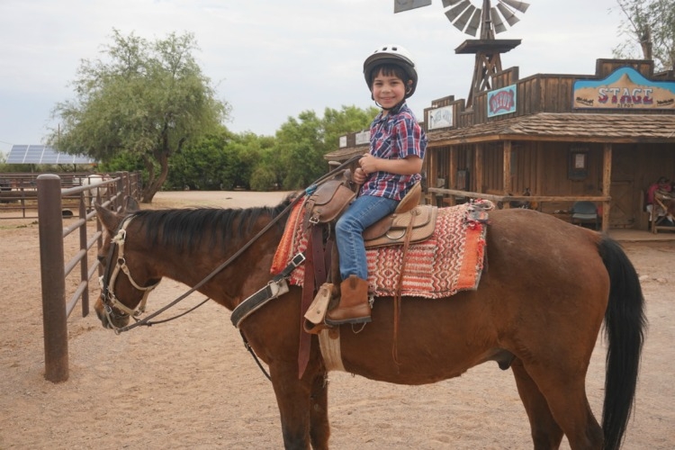 One of the main reasons for a summer staycation in Arizona at the White Stallion Ranch? Horseback Riding!