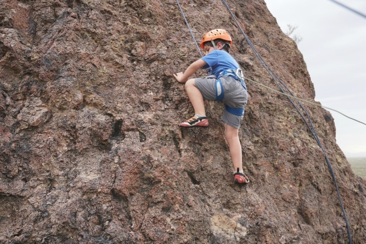 One of the reasons for a summer staycation in Arizona at White Stallion Ranch? The opportunity to go rock climbing!