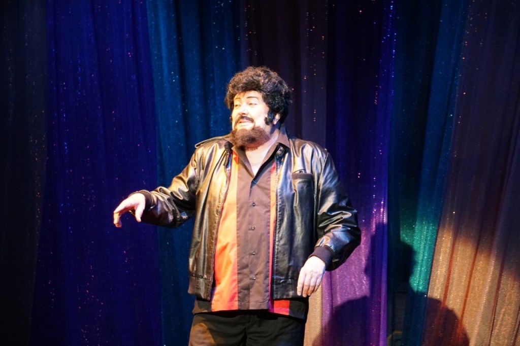 David Orley is perfect as Wolfman Jack!