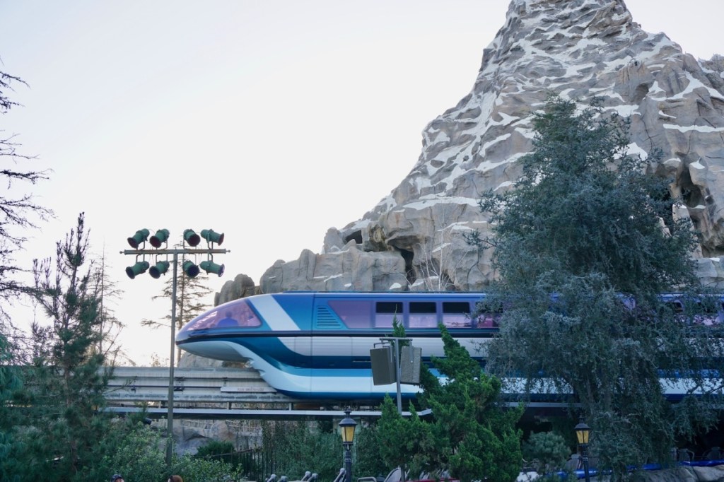 You don't need to travel by Monorail to Disneyland :) There are several hotels nearby that are conveniently located across the street or down the street to Disneyland.