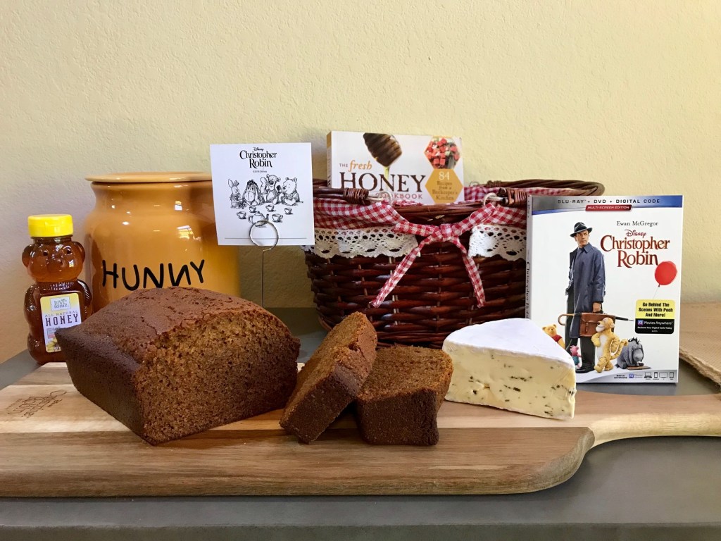 Winnie the Pooh's favorite food is honey, so honey bread is a great option when hosting your own Friendsgiving!