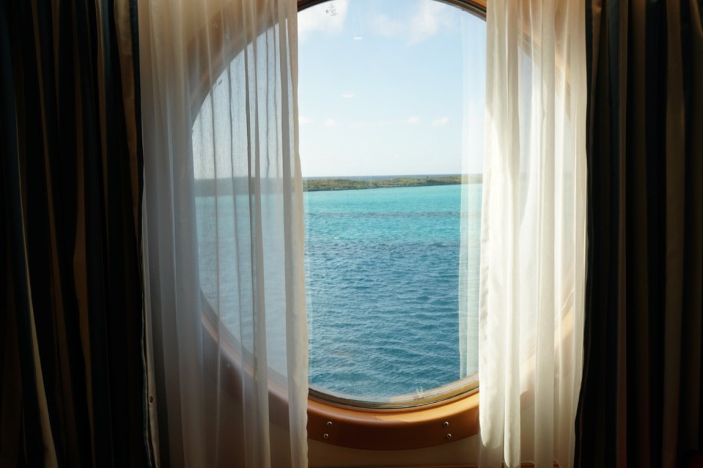 I recommend the ocean view stateroom (or cabin) when sailing on a Disney cruise.