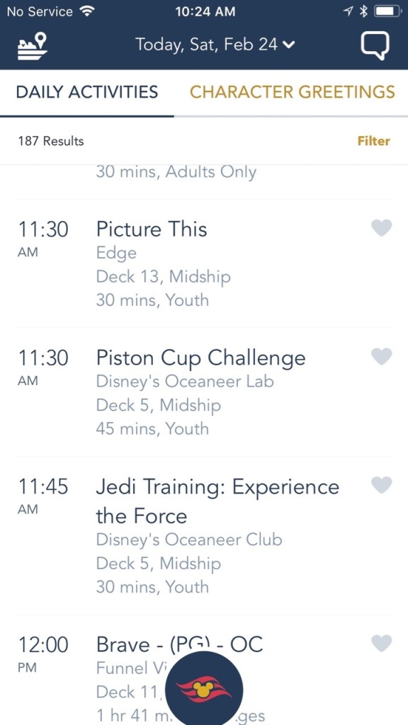 When planning a Disney cruise, you'll want to download the Disney Official Navigator App.