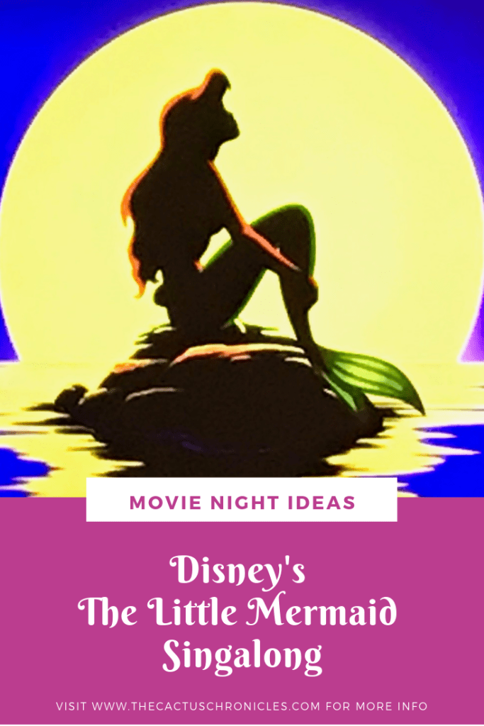  Are you looking for ways to experience a movie night at home?    If so, then you'll want to consider singing along to Disney's The Little Mermaid!  #TheLittleMermaid #MovieNight