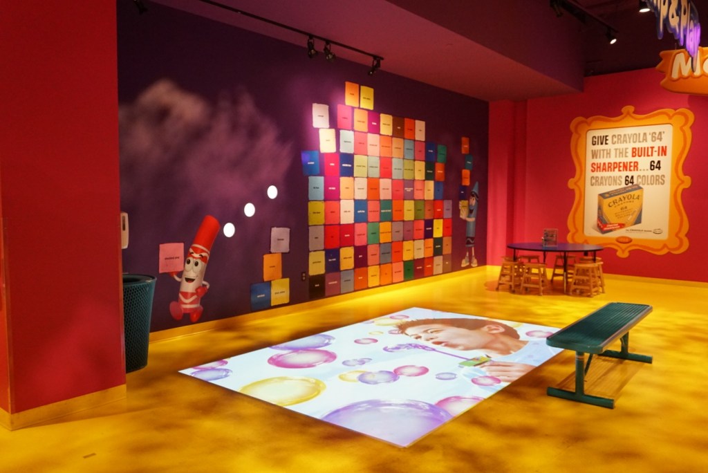 Younger kids can Stomp and Play at the Arizona Crayola Experience.