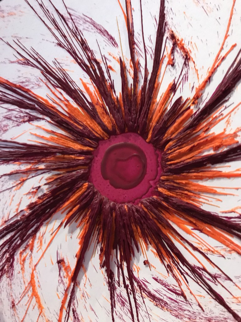 The kids also enjoyed creating spin art!