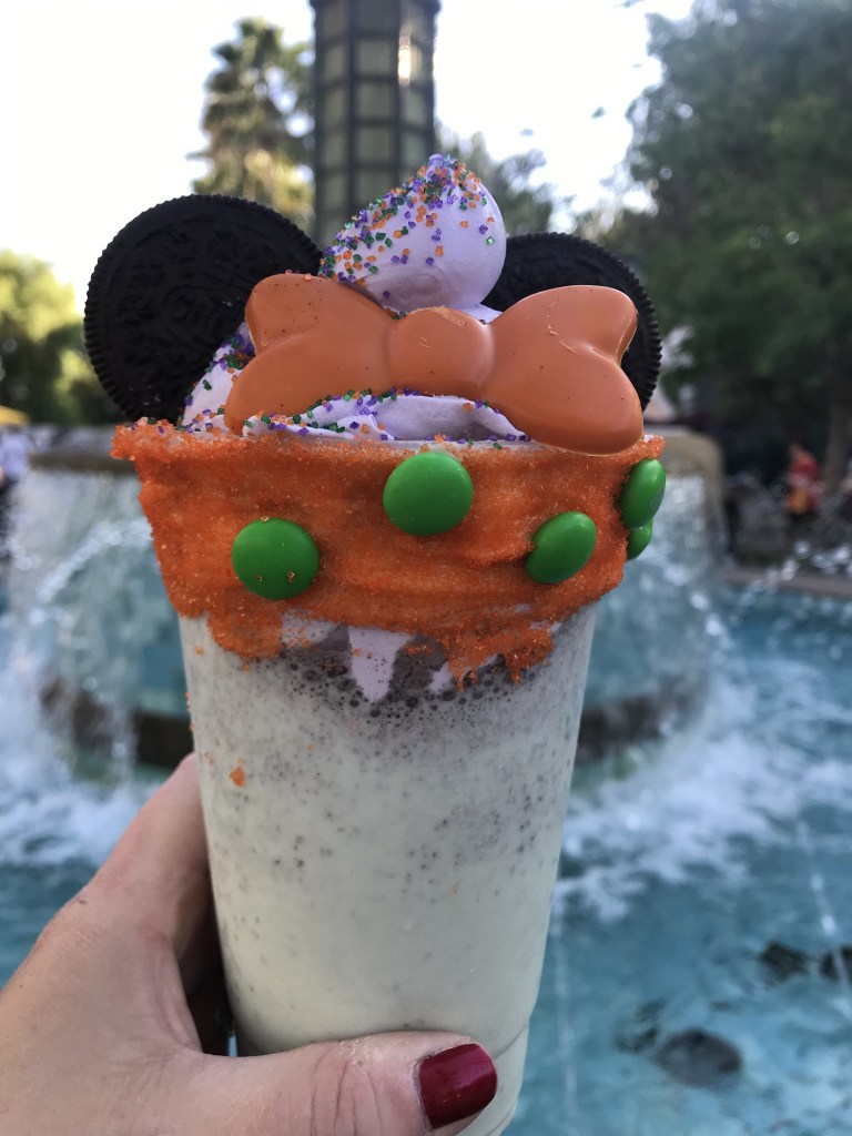 The Witch Milkshake at California Adventure is delicious!