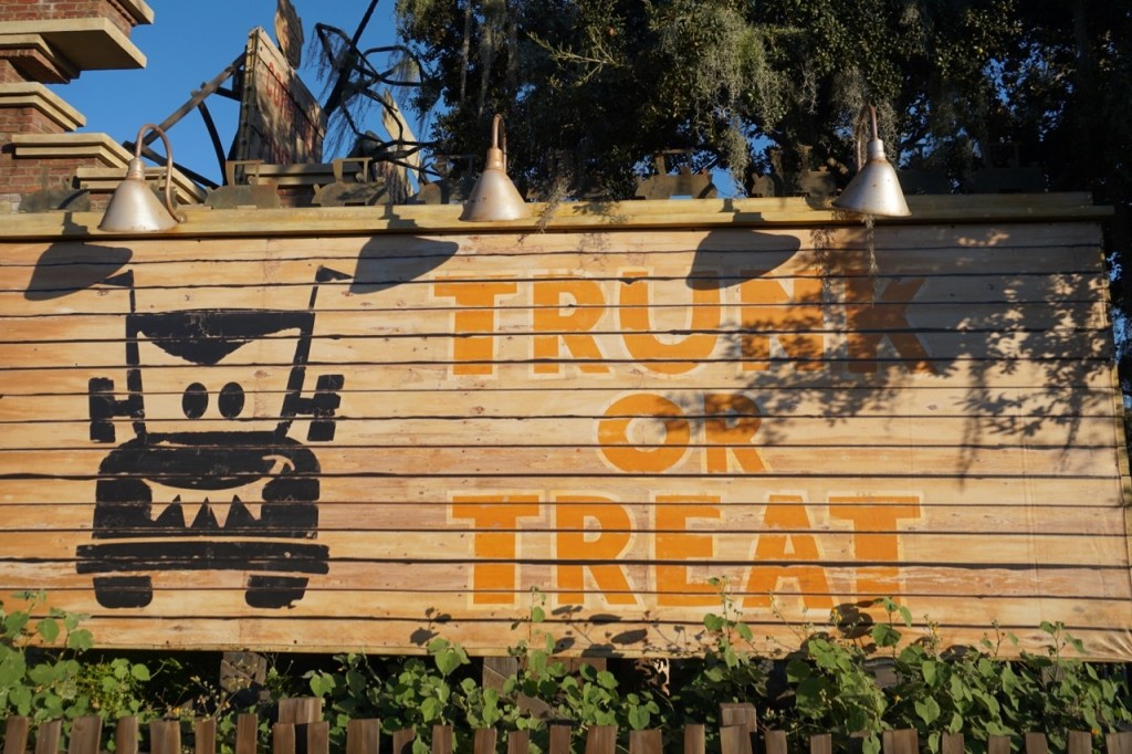 Skip the regular trick or treat stations but definitely check out the immersive trick or treat stations.