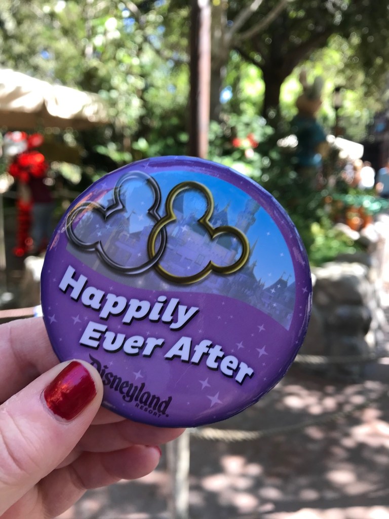 If you're celebrating a special occasion at Disneyland, you'll want to make sure you get a commemorative button.