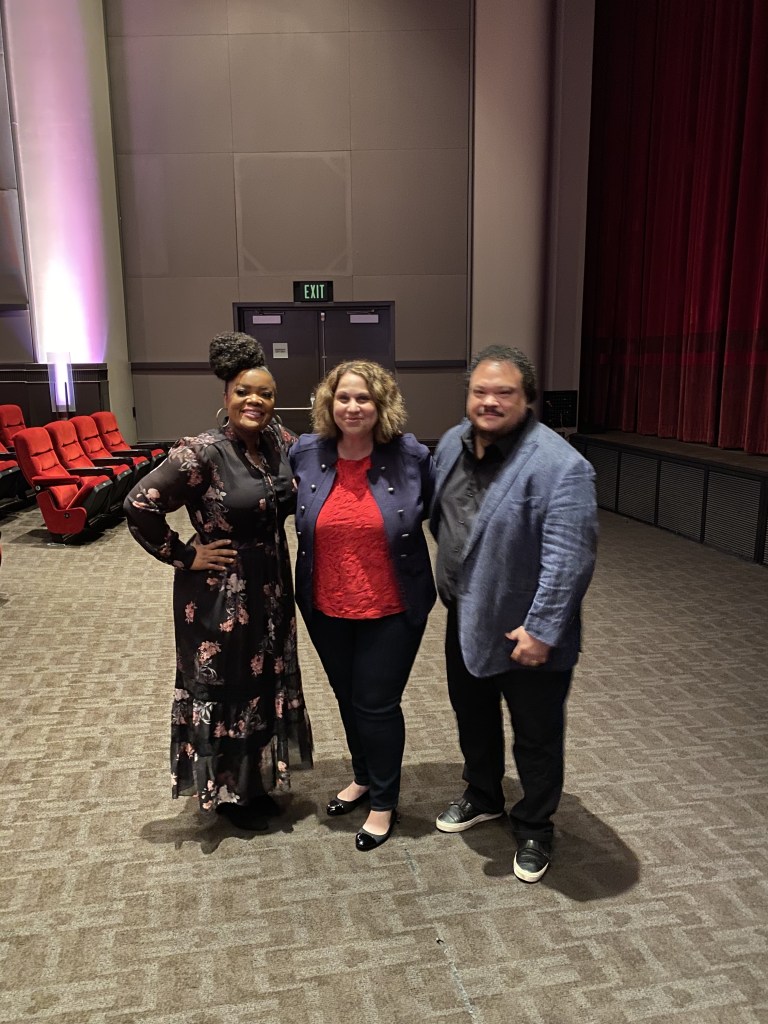 I had my picture taken with Yvette Nicole Brown and Adrain Martinez!