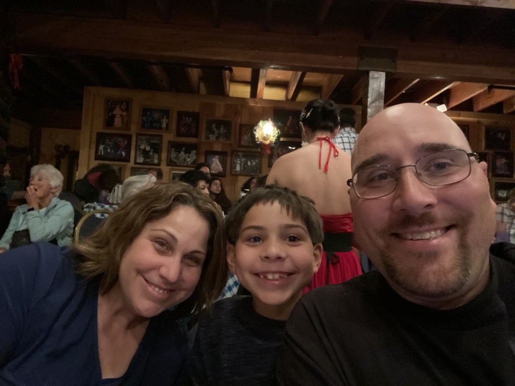 My son always looks forward to going to the Gaslight Theatre!