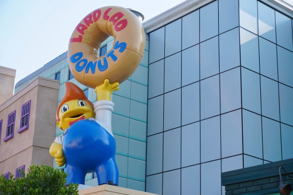 You can buy a lard lad donut at Universal Studios Hollywood.