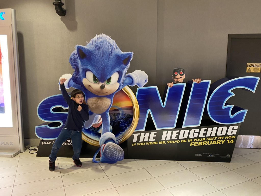 My son can't wait to see Sonic the Hedgehog, which will be released on Valentine's Day!