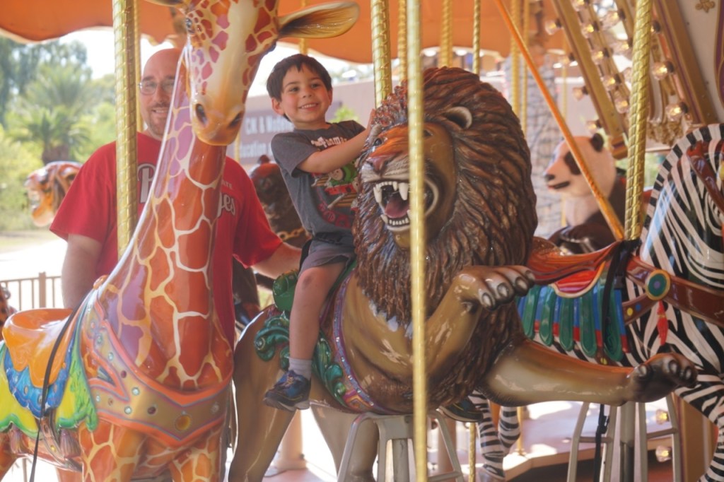 The zoo is a great place to visit with kids for Valentine's Day.