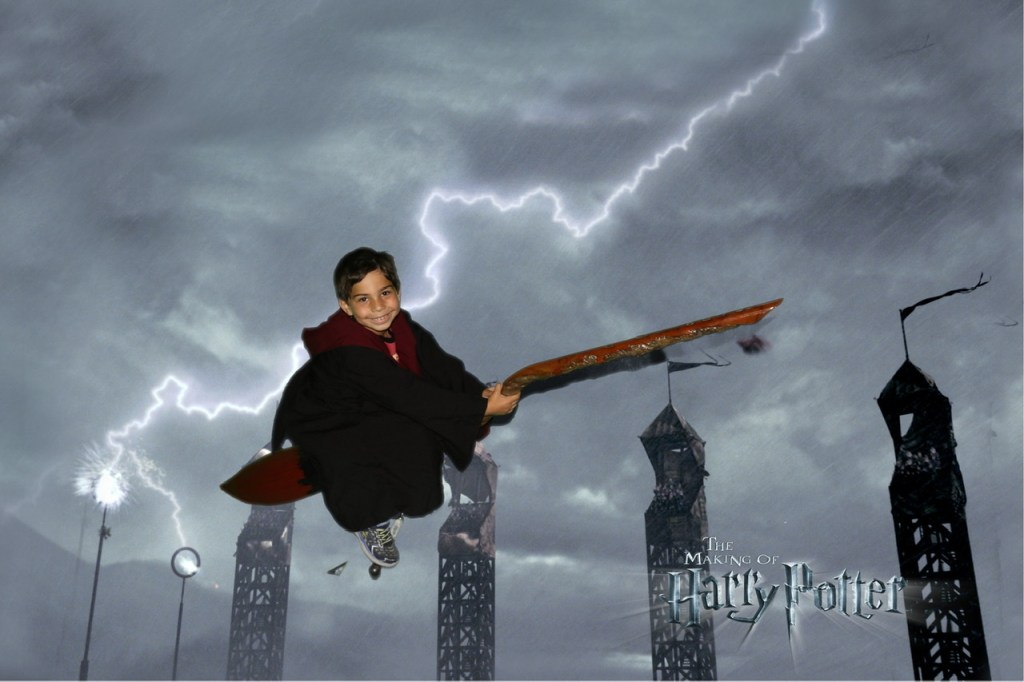There are several fun photo opportunities available during the Harry Potter Studio Tour.