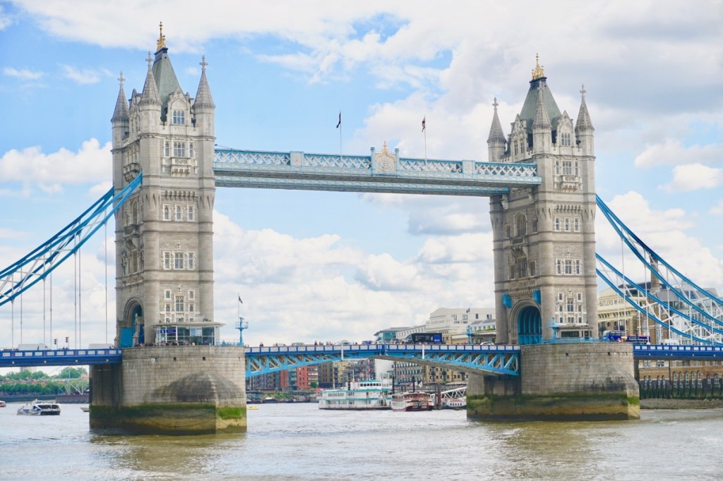 You can't miss the Tower Bridge!