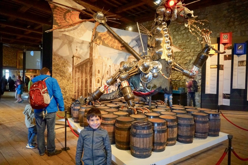The Tower of London is a must-see when traveling to London with kids.