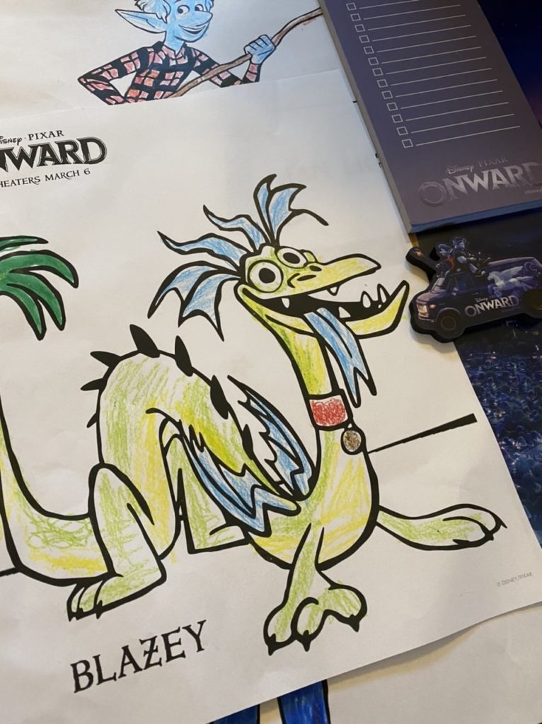 My son's favorite character in the movie is Blazey!