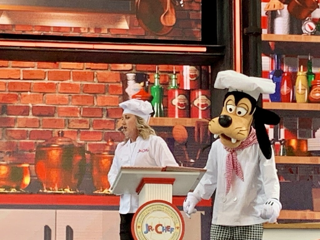 Jr. Chef is a kid friendly experience during the Disney California Food and Wine Festival. Photo by Christine Zelina, https://treasuredfamilytravels.com/