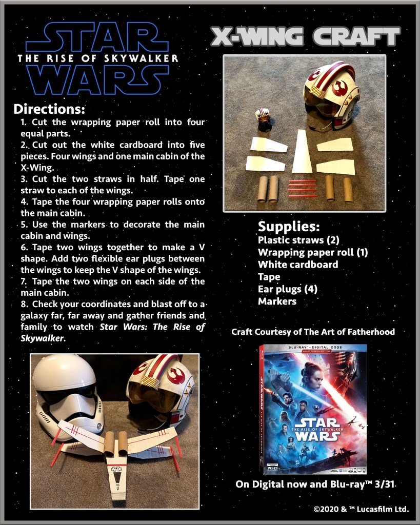 Instructions on how to make your own X-Wing!